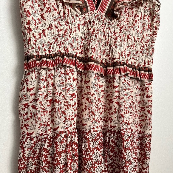 Sea NY Smocked Midi Printed Ivette Dress - Picture 10 of 14